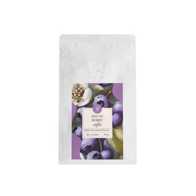 Mim and More Decaf Berry Coffe - Kafeinsiz Böğürtlen Aromalı Filtre Kahve, 200 Gr