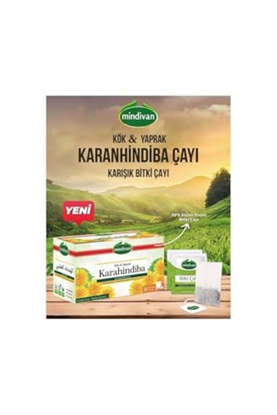 Mindivan Karahindiba Bitki Çayı 20 Süzen Poşet