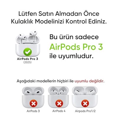 Minesk Airpods PRO 3 ile Uyumlu Armor Serisi Darbelere Karşı Ultra Güçlü Koruma Fiber Karbon Arka Tasarım Kılıf (Siyah, Airpods Pr - Seçenekler: Airpods Pro 2, Airpods 3, Airpods Pro 3 2025, Airpods 4