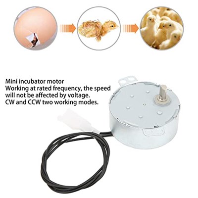 Mini İnkübatör Ekipmanları, İnkübatör için CW/CCW Yumurta İnkübatör Motoru(#1)