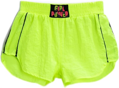 Mini Şort Şerit Detaylı Beli Lastikli