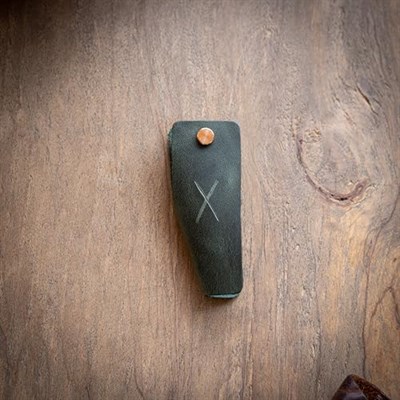minimal X V Anahtarlık, Hakiki Deri Anahtarlık, Kolay Kullanım ve Çizilmelere Karşı Önleyici, Minimalist Şık Tasarım