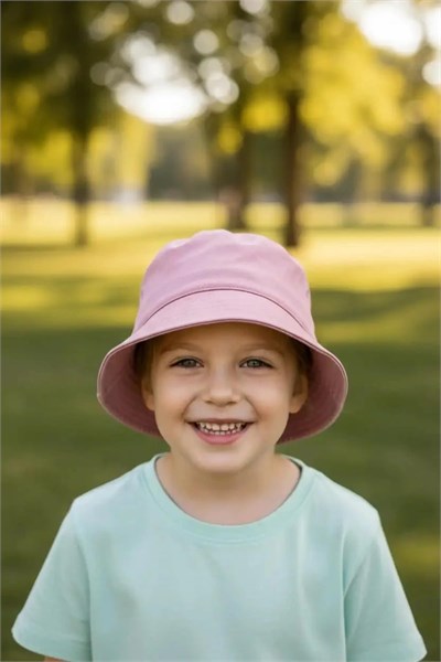 MINISO Sheforshe Renkli Bucket Şapka - Yazlık Stil, 1, 823400087, Somon, Unisex Yetişkin