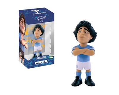 Minix - DIEGO ARMANDO MARADONA Numarası 10 Forması Açık Mavi Figürlü Orijinal Heykelcik MINIX Serisi Futbol Yıldızları 10N - Yüksekl - Seçenekler: gündelik, Ev dekorasyonu, Diego Maradona Sarı ve Mavi