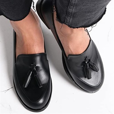 Mio Gusto Iris Siyah Oxford Ayakkabı