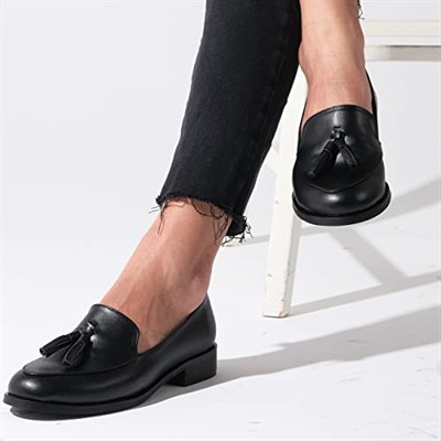 Mio Gusto Iris Siyah Oxford Ayakkabı
