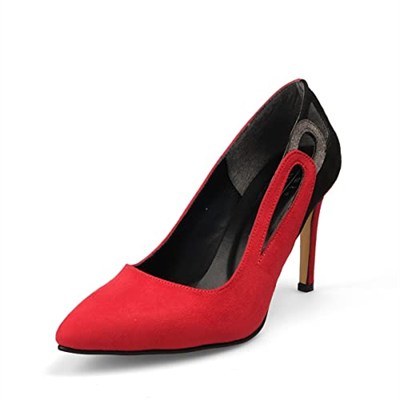 Mio Gusto Kırmızı Süet Stiletto