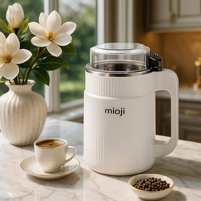 Mioji CG34 500W Paslanmaz Çelik Bıçak Kompakt Baharat ve Kahve Öğütücü Beyaz