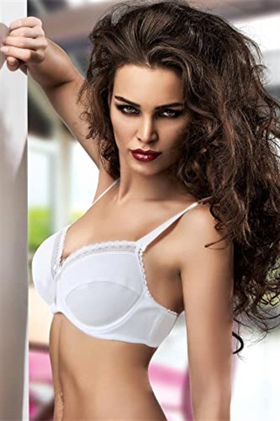 Miorre Balenli Kapsız%100 Pamuk Minimizer Toparlayıcı Sütyen BEYAZ 85