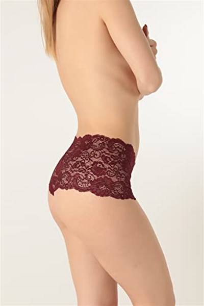 Miorre Dantel Hipster Külot -905 BORDO M-L