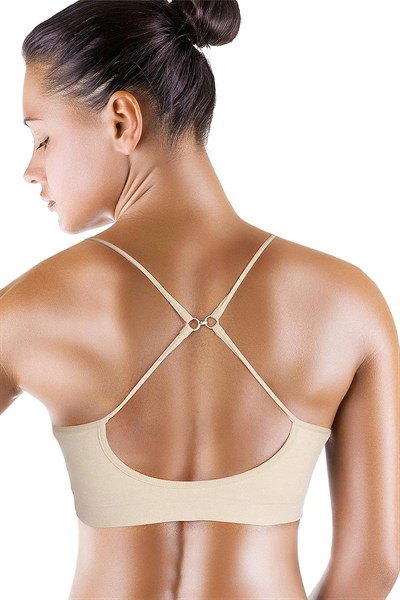 Miorre Ultra Comfort Dikişsiz Yumuşak Kap Sport Sütyen TEN L/XL