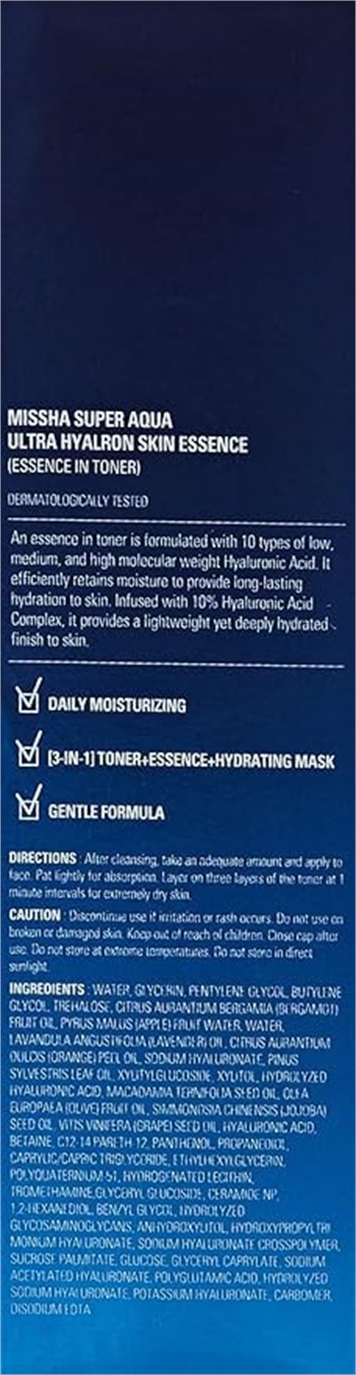 MISSHA MISSHA Super Aqua Ultra Hyalron cilt esansı toner, 200 ml