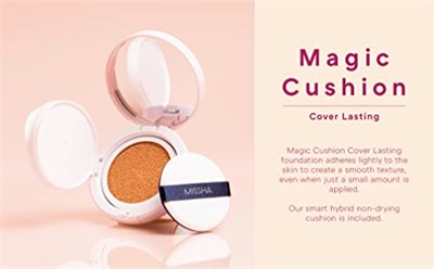 MISSHA Yüksek Kapatıcı Yarı Mat SPF50+ PA+++ Fondöten 15g Magic Cushion Cover Lasting No.23
