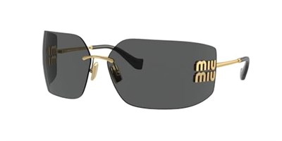 Miu Miu Metal Güneş Gözlüğü, MU-54YS-5AK-5S0, Gold, Kadın