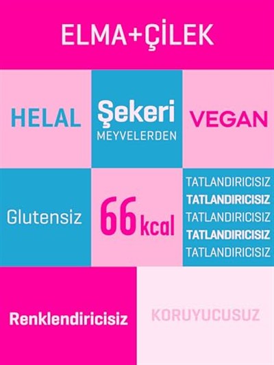 MİXMEY MEYVE BARI ÇİLEK 20 GR x 24 ADET - VEGAN VE GLUTENSİZ SAĞLIKLI ATIŞTIRMALIK