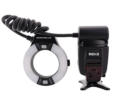 MK-14EXT Makro i-TTL Halka Flaş LED Yardımcı Işıklı Nikon Uyumlu Standart ISO Flaş Ayakkabısı