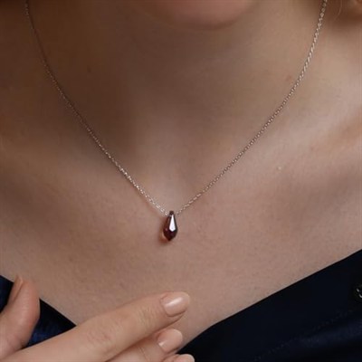 MM Madam&Matmazel Kadın Modası Kristal Taşlı Kolye, 925 Ayar Gümüş, Renkli, Anne, Kadı Kız, Arkadaş, Hediye, Sertifikalı, Garantili