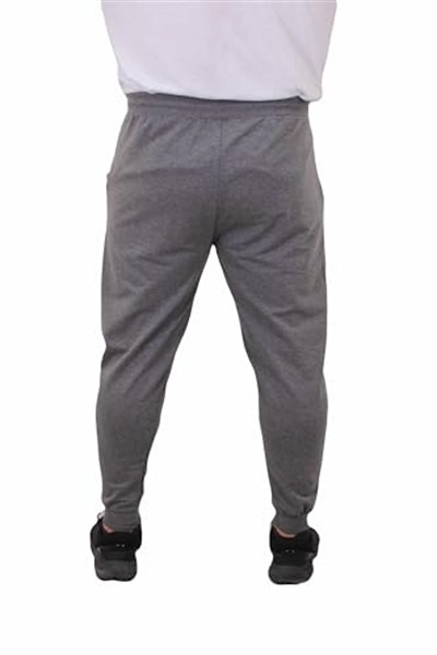 Mocgrande Büyük Beden Basic Eşofman Altı Full Lycra 11516 GRI MELANJ