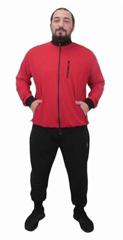 Mocgrande Erkek Büyük Beden Eşofman Takım Rebirth TK714 KIRMIZI