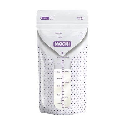 MOCHi Anne Sütü Saklama Poşeti (25li), Beyaz/Mor - Seçenekler: 25li, 50li