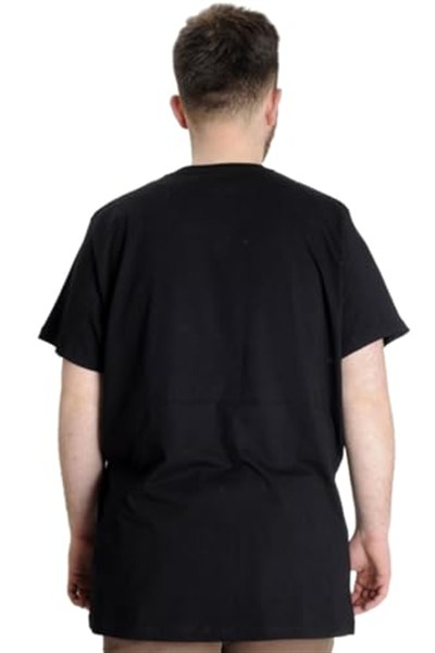 Mode XL Büyük Beden Erkek Basic T-Shirt - Rahat ve Şık Plus Size Tişört, Casual Moda 20031