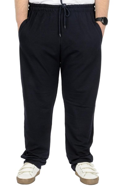 Mode XL Büyük Beden Erkek Eşofman Altı Classic 2 İp 11100 Lacivert LACIVERT 5XL