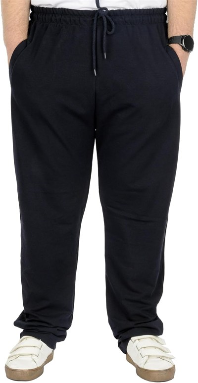 Mode XL Büyük Beden Erkek Eşofman Altı Classic 2 İp 11100 Lacivert LACIVERT 5XL