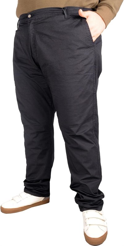 Mode XL Büyük Beden Erkek Pantolon Keten Milano 20850 Lacivert