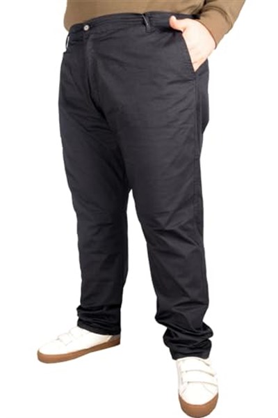 Mode XL Büyük Beden Erkek Pantolon Keten Milano 20850 Lacivert