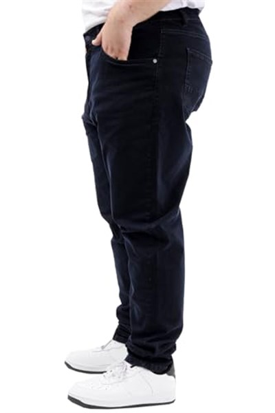Mode XL Büyük Beden Erkek Pantolon Kot 21920 Blueblack