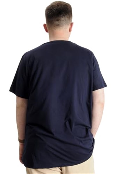 Mode XL Büyük Beden Tshirt V Yaka 20032