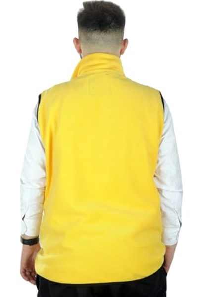 Mode XL Erkek Polar Yelek Dik Yaka Fermuarlı 22549