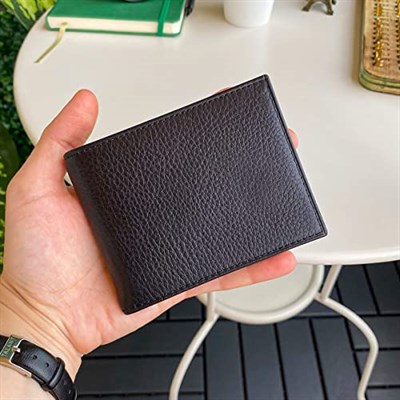 Modica® Edusa - Hakiki Deri Mıknatıslı Para Klipsli Slim Erkek Cüzdan