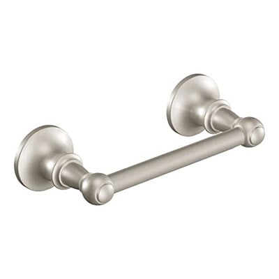 Moen DN4408BN Vale Çift Direkli Döner Tuvalet Kağıdı Tutacağı, Fırçalanmış Nikel