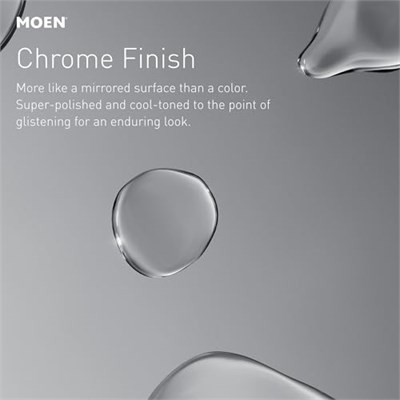 Moen Gibson Krom Posi-Sıcaklık Basınç Dengeleyici Modern Valf Kaplama, Vana Gerekli, T2901