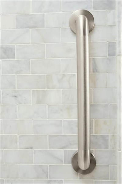 Moen R8724P Evde Bakım Banyo Güvenliği 24 İnç Tutunma Çubuğu, Gizli Vidalı, Peened
