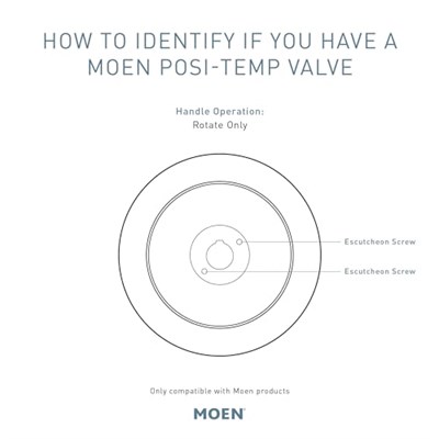Moen T2473EPBL Genta Posi-Temp Basınç Dengeleyici Eco-Performance Modern Küvet ve Duş Perdesi, Vanasız Mat Siyah