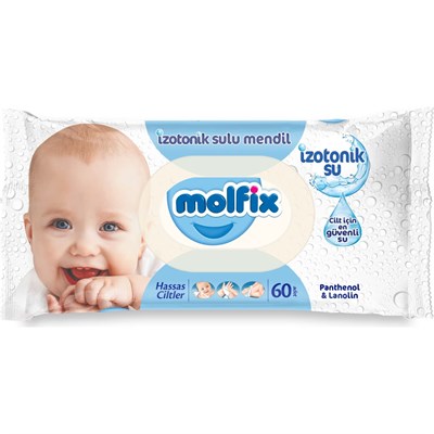 Molfix Izotonik Sulu Islak Mendil Hassas Ciltler 720 Adet