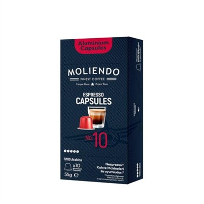 Moliendo Finest Coffee Alüminyum Kapsül Kahve Tanışma Paketi (3X10 NESPRESSO UYUMLU ALÜMİNYUM KAPSÜL KAHVE)