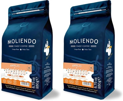 Moliendo Finest Coffee Amalfi Espresso Blend Kahve (Çekirdek) 250 g