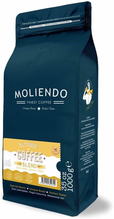 Moliendo Finest Coffee Blonde Blend (Çekirdek) 1000 gr