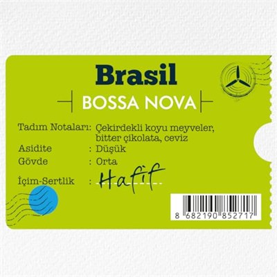 Moliendo Finest Coffee Brasil Bossa Nova Yöresel Kahve (Çekirdek) 250 g