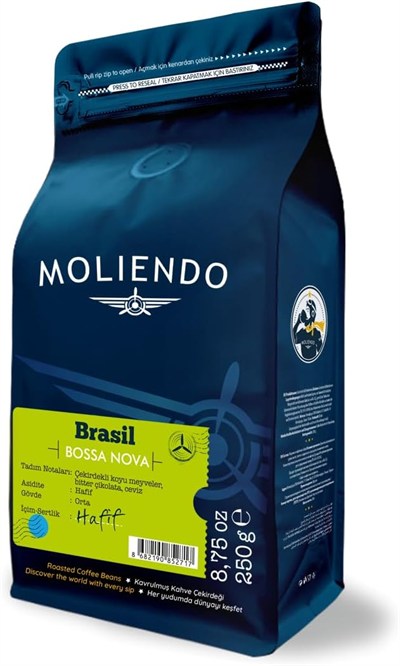 Moliendo Finest Coffee Brasil Bossa Nova Yöresel Kahve (Çekirdek) 250 g