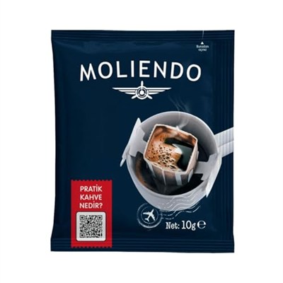 Moliendo Finest Coffee Ethiopia Yirgacheffe Pratik Filtre Kahve 10x10 g