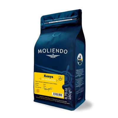 Moliendo Finest Coffee Kenya Aa Muranga Yöresel Kahve (Çekirdek) 250 g