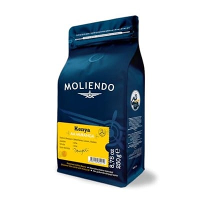 Moliendo Finest Coffee Kenya Aa Muranga Yöresel Kahve (Çekirdek) 250 g