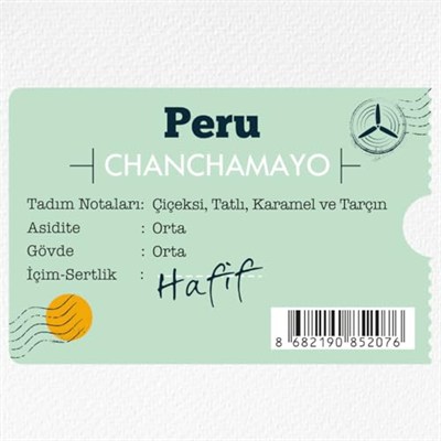 Moliendo Peru Chanchamayo Yöresel Kahve