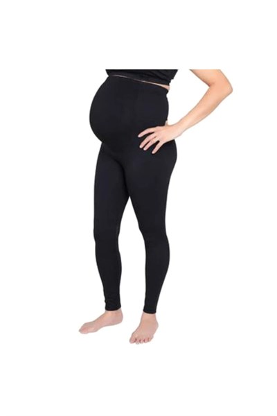 Moms Lab Secret Moda Siyah Dikişsiz Soft Hamile Taytı