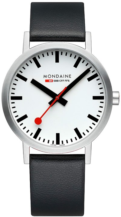 Mondaine Erkek Analog Kuvars Saat Deri Kayışlı A660.30360.16SBBV, Siyah, Kayış