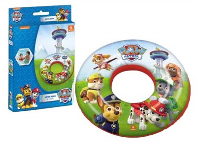 Mondo 16629 Paw Patrol Simit 50 cm, su sporları, plaj malzemesi, şişme ürün, yüzme aksesuarı, kamp, dalış, güvenlik